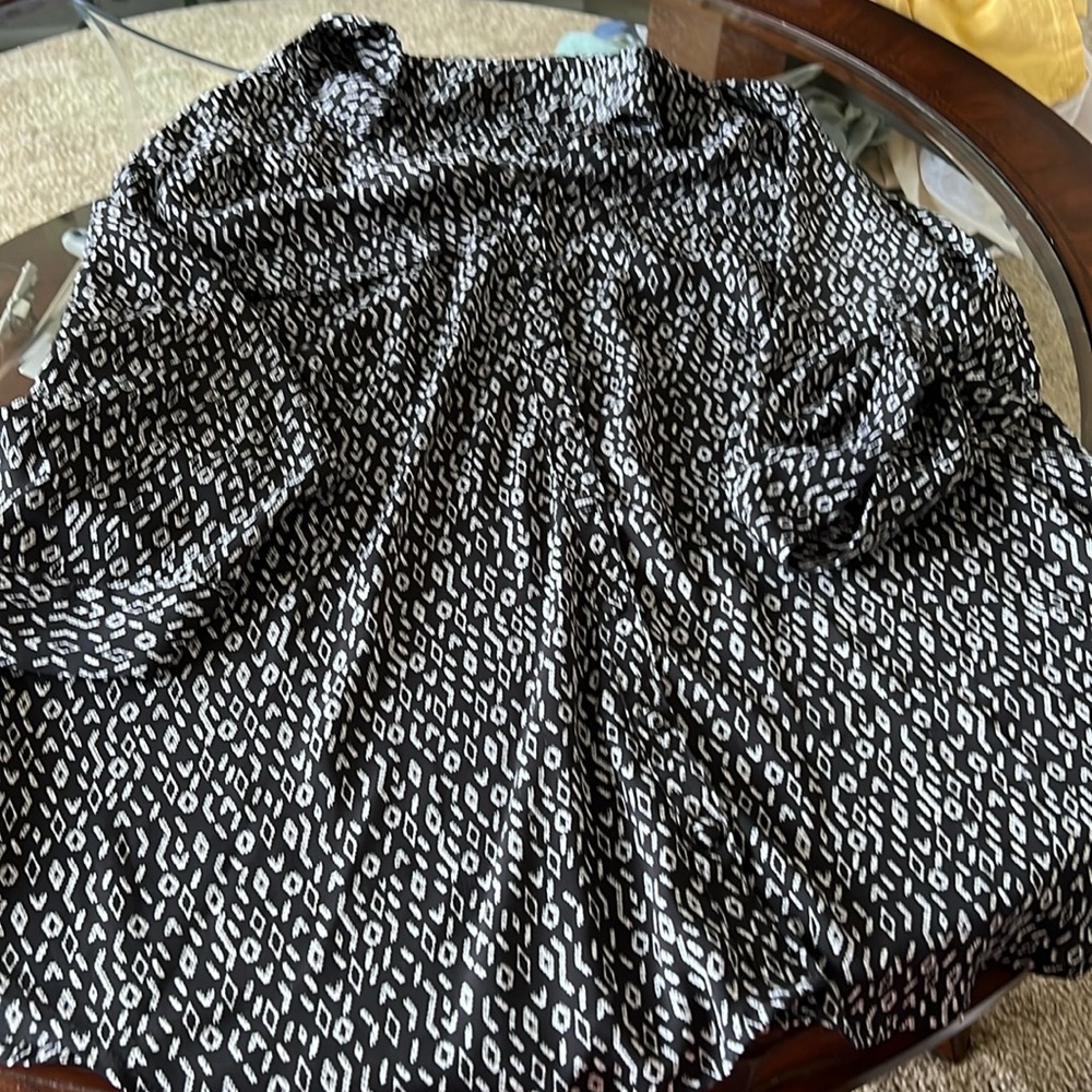 Torrid Black And White Shirt